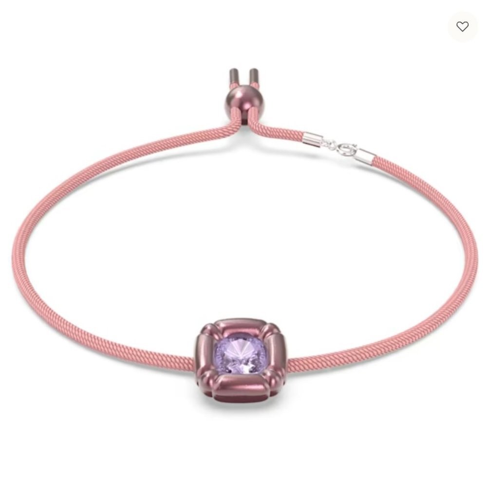 Swarovski 5626400 Dulcis necklace choker jewelry pink purple adjustable new - Picture 13 of 15